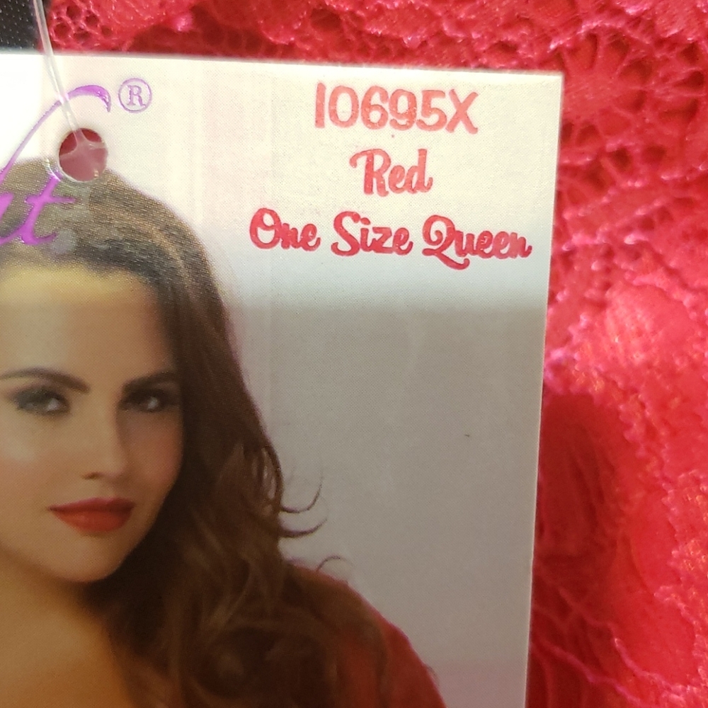 NWT SATIN / EYELASH LACE ROBE - Picture 11 of 11